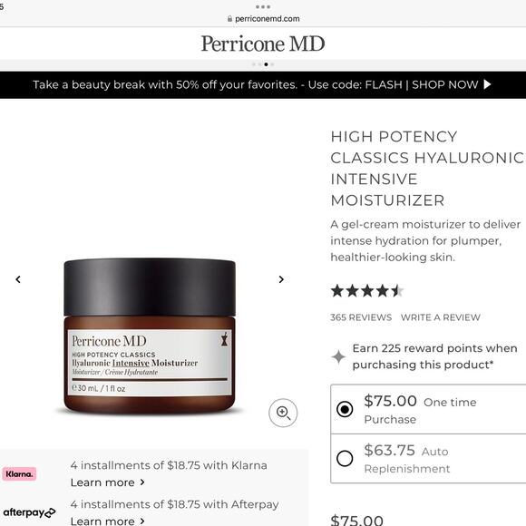 NEW Perricone MD High Potency Classic Hyaluronic Intensive Moisturizer SKin face - Picture 4 of 5
